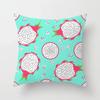 Luxury Home Decor Office Seat Cushion Cover Creative Cartoon Watermelon Banana Print Fashion Pillow Cover