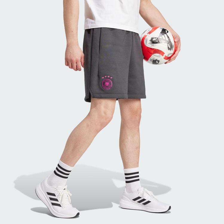Adidas GERMANY TRAVEL SHORTS Soccer Bottom Men's Carbon IU2099