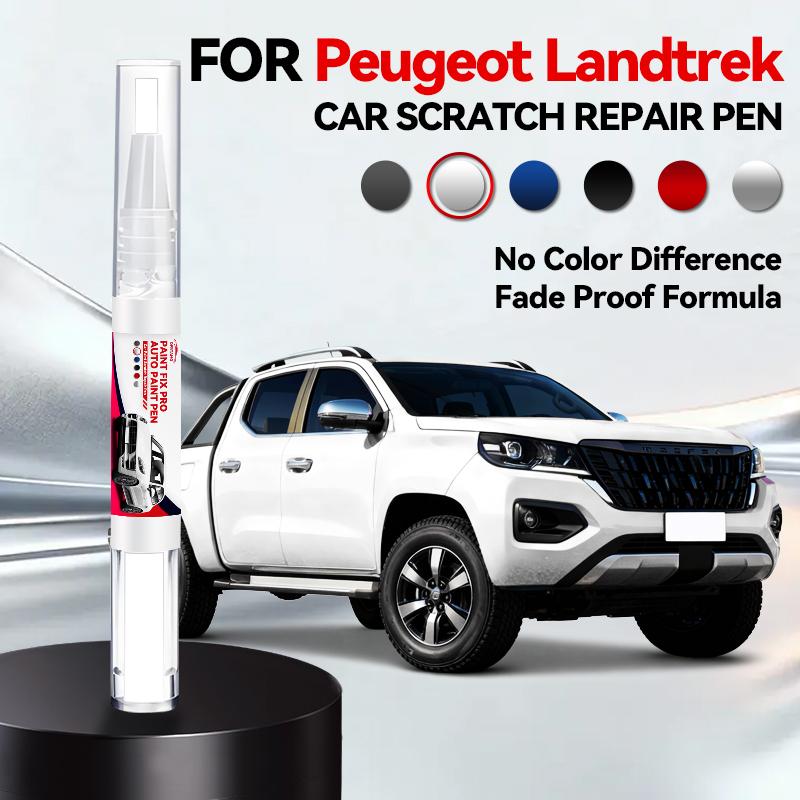 For Peugeot Landtrek Car Paint Repair Pen Touch Up Scratch Remover DIY Auto Accessories Black White Blue Silver Grey