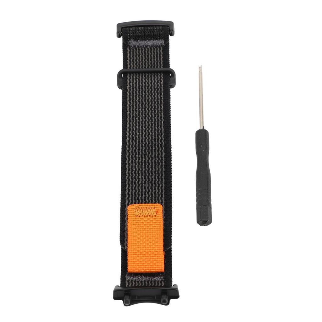 Nylon Sport Loop Watch Band for T Rex 3 Hook and Loop Fastener Replacement Wristband Strap Black