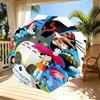 My Neighbor Totoro Print Automatic Open Close Umbrella, Portable Foldable Umbrella, for Outdoor Commute Camping Trip, Ideal Birthday Gift