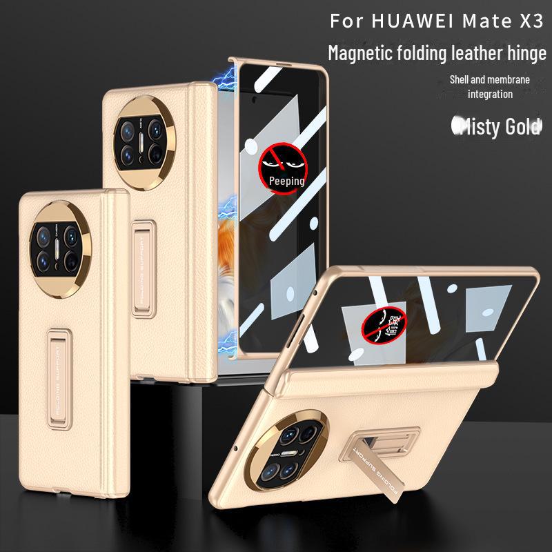 Чехол для Huawei Mate X3 Full-Cover Folding Screen из кожи для телефона — защита от писков и падений