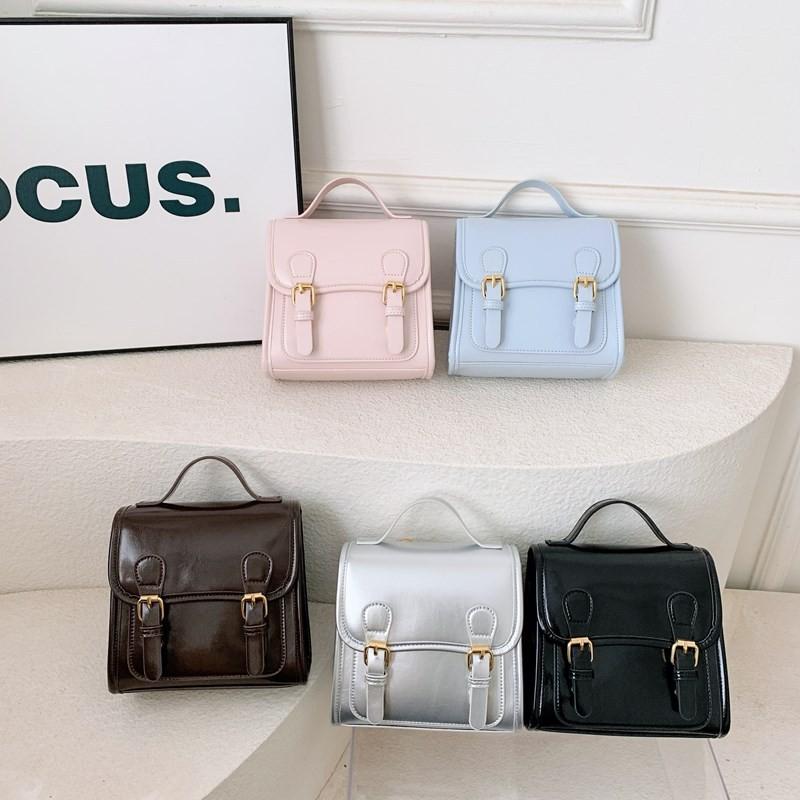 Однотонный рюкзак Детский повседневный школьный рюкзак Модный уличный подарок Мода