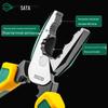 SATA 70221D, 70222D, 70223D Электромонтажный инструмент: Пассатижи с длинными губками и бокорезами.
