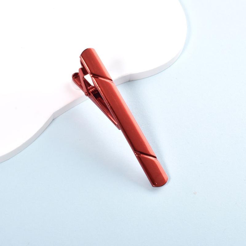 Мужская Классическая Медная Зажим для Галстука 14K Простота Зажим для Галстука Костюма Лацкан Украшения Аксессуары для Воротника Для Бизнеса, Свадьбы, Встречи