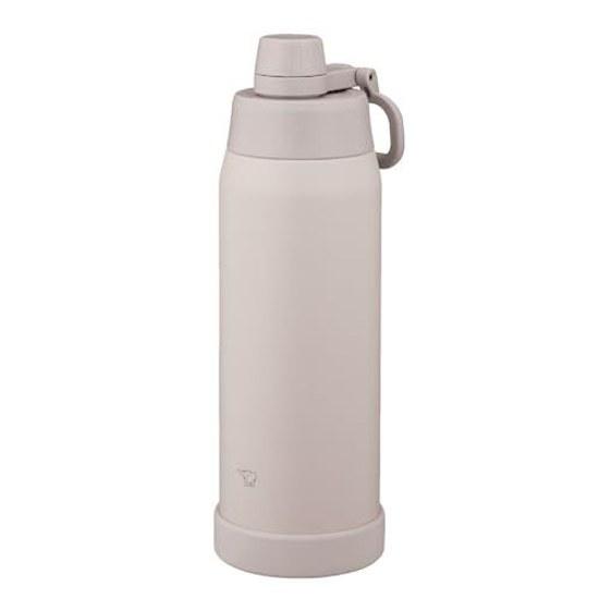 Zojirushi Water Bottle 1.0L Quick Hydration Dishwasher Safe Seamless Lid Only 3 Points Wash Handle Insulated Cool Misty Gray SD-KA100-HM