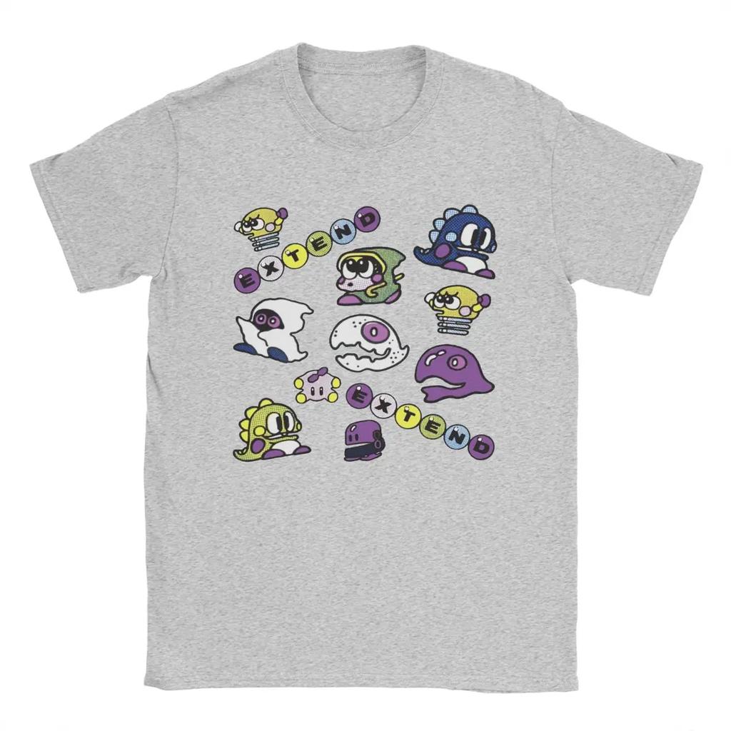 Мужская футболка Bubble Bobble Game, 100% хлопок, новинка, футболки с коротким рукавом и круглым вырезом, футболки больших размеров