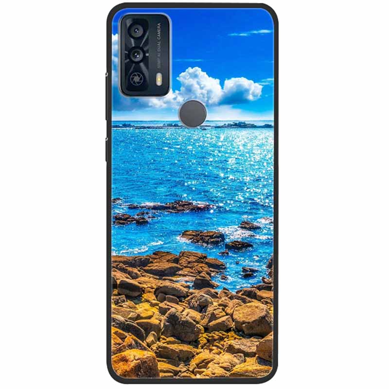 Чехол For TCL 20B Case 6159K Силиконовый Мягкий Модный TPU Чехол для Телефона для TCL 20B Case для TCL 20B 20 B Бампер Защитный TPU Оболочка