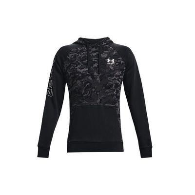 Толстовка с капюшоном Rival Camo Script Fleece, мужская, черная 1366308-001