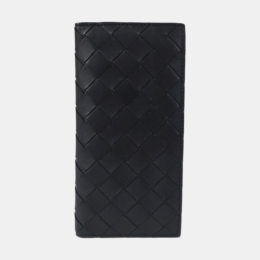 [Pre-Owned] Woven Long Leather Wallet - Very Good #1S5Z37M