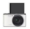 Casio Digital Camera EXILIM EXZR1100WE Selfie Tilt LCD Optical Zoom White 16.1MP 12.5x EX-ZR1100WE