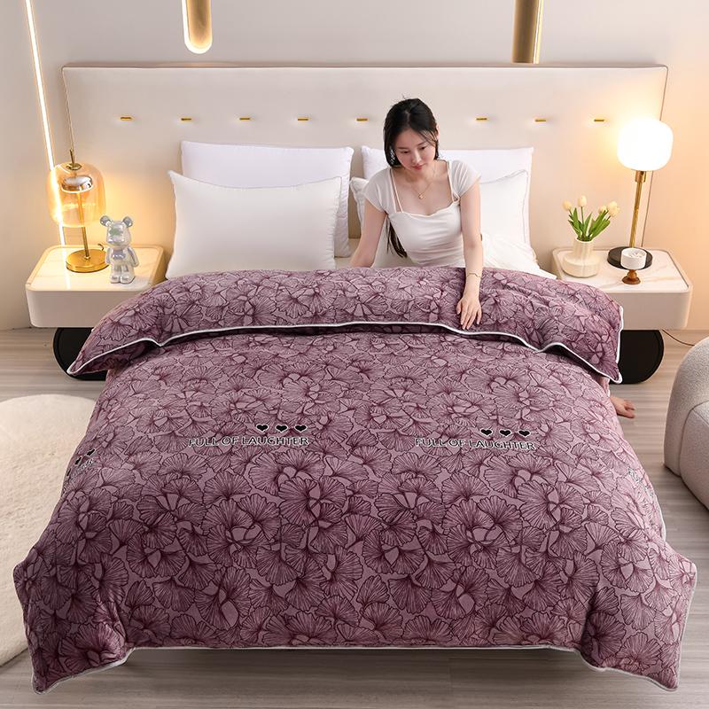 Premium Cartoon Panda Duvet Cover 1 Piece Floral Rainbow Quilt Cover Soft Warm Winter Flannel Comforter Cover Reversible Kawaii Bedding