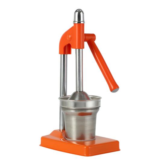 Manual Citrus Juicer Heavy Duty Stainless Steel Lemon Lime Press for Kitchen Bar Efficient Pulp-Free Juice Extractor