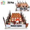 Kids Toys Roman Legion Building Blocks Medieval Knight Warhorse Cavalry Soldiers Figures Toys For Kids Christmas Gifts