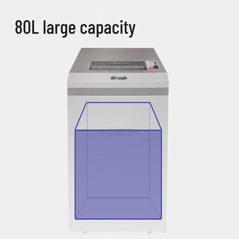 Deli SE630 High-Security Cross-Cut Multi-Media Shredder CN plug (adapter included)