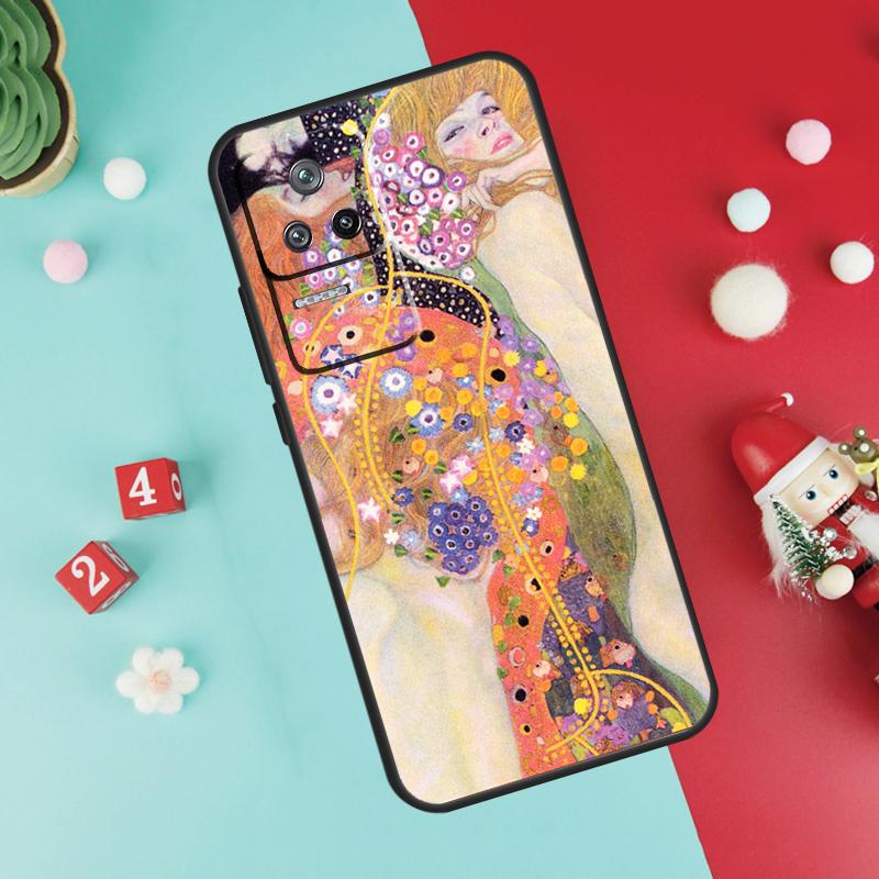 Густав Климт Абстрактная картина Чехол Для Xiaomi 13 12 Lite 11T 12T Pro 12X POCO X3 X5 F5 Pro F4 X4 GT M5s C40 F3 Задняя крышка