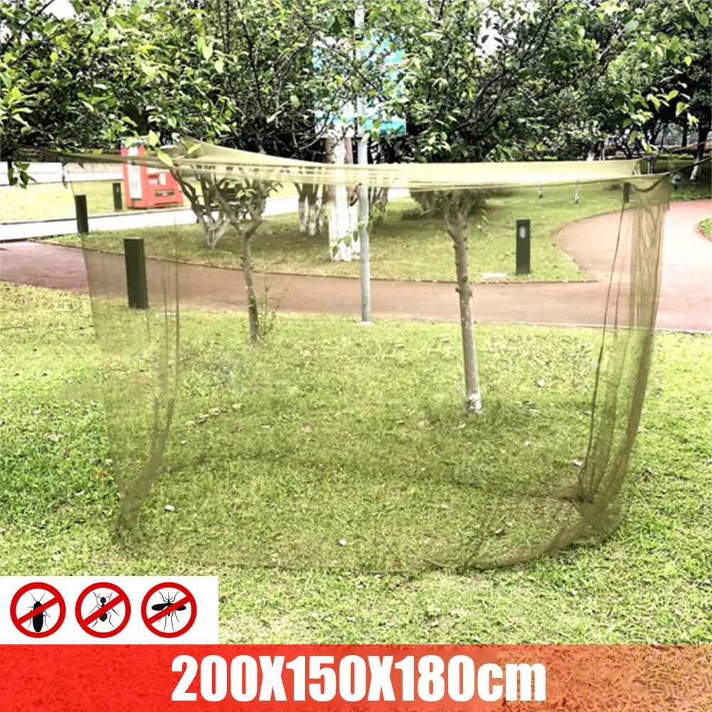 Portable Insect Bug Mosquito Canopy Netting Polyester Insect Tent Mosquito Net Lightweight Breathable for Outdoor Fishing Hiking