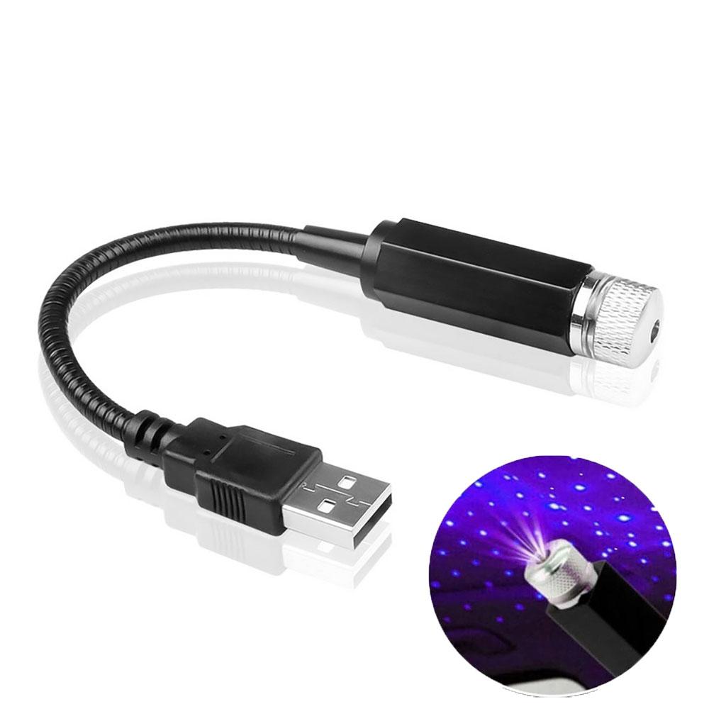 2/1X Романтический светодиодный ночник «Звездное небо» 5 В от USB Проектор-лампа «Галактика и звезды» для потолка автомобиля, потолка комнаты, Декор, Plug and Play