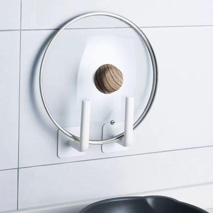 Punch-Free Multifunctional Wall-Mounted Storage Rack: Rag Hanger & Paper Towel Holder.