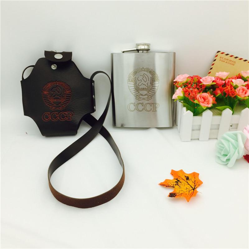 8/18/32/48/64 унций негабаритная бутылка для виски, бутылка для виски, сумка Cccp, портативная фляжка для алкоголя из нержавеющей стали