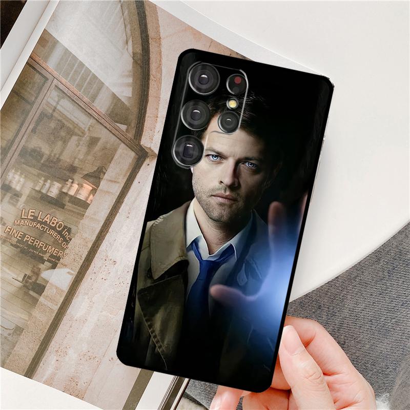 Чехол для телефона Supernatural Кастиэль Ангел для Samsung Galaxy S25 Ultra S9 S10 S20 S22 S21 Plus S23 FE S24 Ultra Полное покрытие