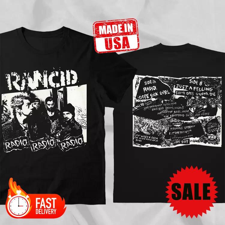Rancid Radio Music Tour Unisex T-Shirt Gift For All Fans S-5XL