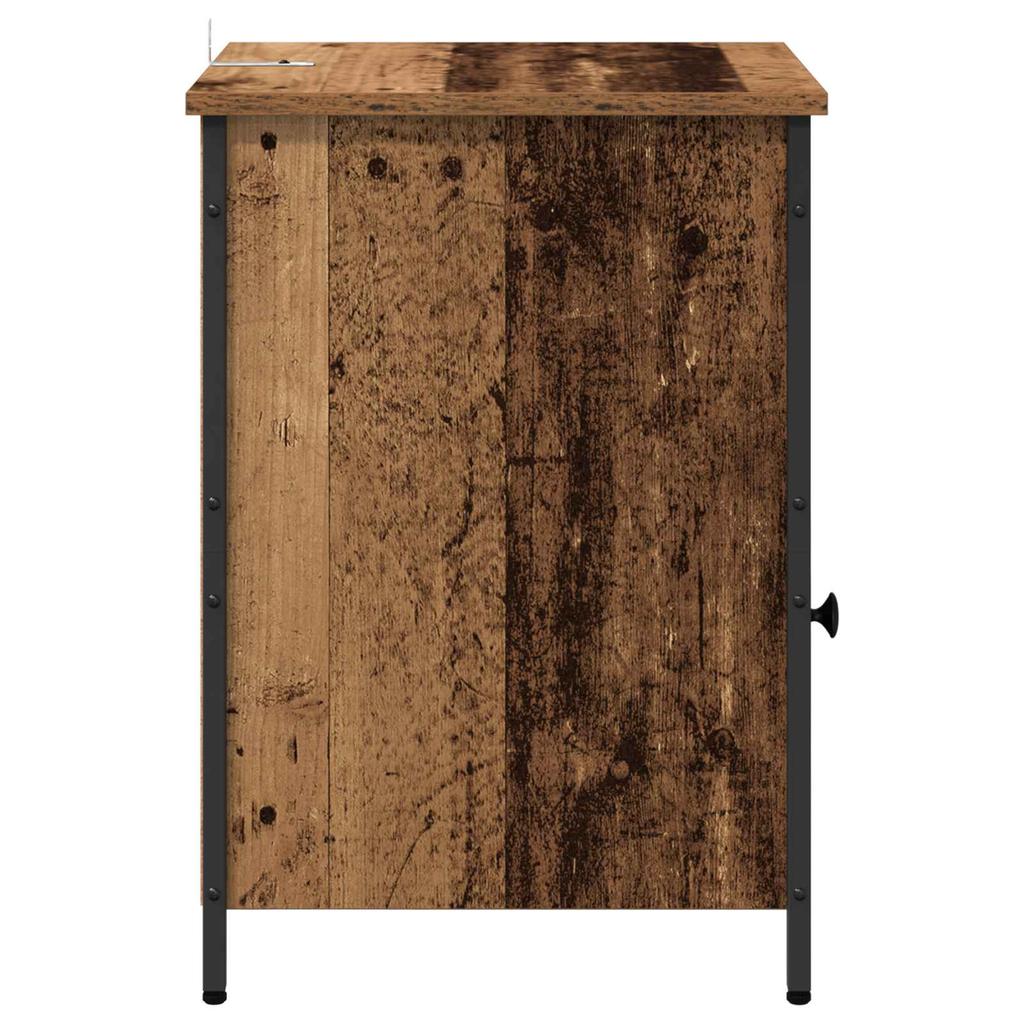 Nightstand Reclaimed Wood 40 x 42 x 60 cm Engineered Wood