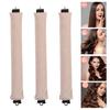 3Pcs 3CM Heatless Hair Curler with Hook Soft Flannel Lazy Women Overnight Sleeping No Heat Curling Hair Rod Hairdressing Tool