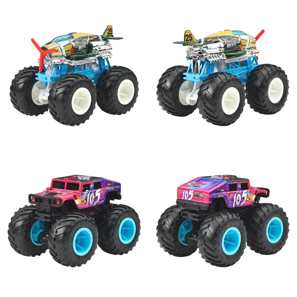 Hot Wheels Monster Truck Assorted Vehicle Mini Ages 164 Toys, Cars, 8-Car Box, 3+, Multi-Purpose, 983G-FYJ44
