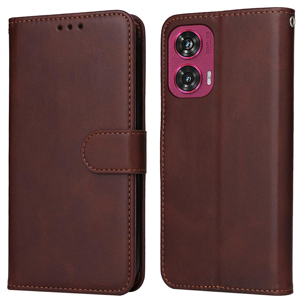 For Motorola Edge 50 Fusion 5G Case Wallet PU Leather Folio Flip Phone Cover