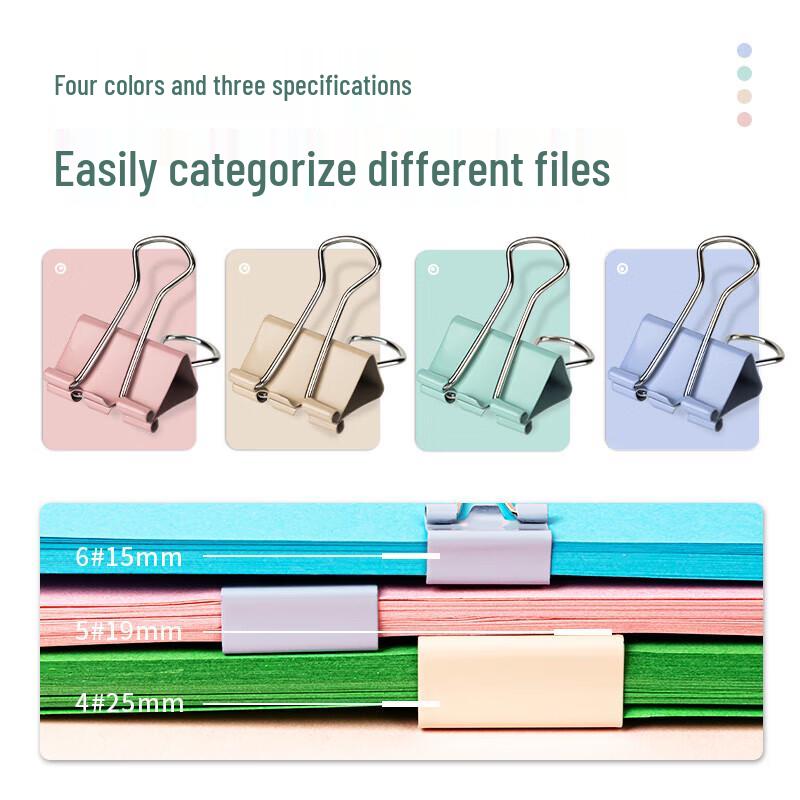 Deli Morandi Multi-size Binder Clip Set