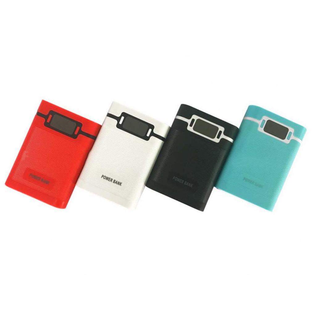Портативный 4-слотовый ЖК-дисплей DIY Power Bank Case Box 18650 Держатель зарядного устройства