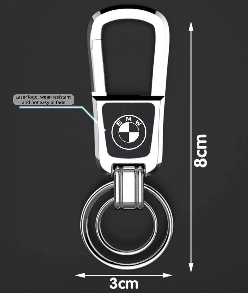 LESNO1 2026 Car Sticker 3D/Metal Car Emblem Key Chain Rings Holder for BMW E36 E46 E53 E90 E60 E61 E93 E87 X1 X3 X5 X6 F30 F20 F10 Auto