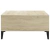 Coffee Table Sonoma Oak 60x60x30 cm Particleboard