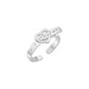 Love Belt Buckle Ring Fashion Cold Wind High Sense Niche Design Sense Opening Trendy Cool Ring Female