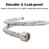 1Pair Stainless Steel Woven Faucet Connector Basin Plumbing Hoses  Bathroom