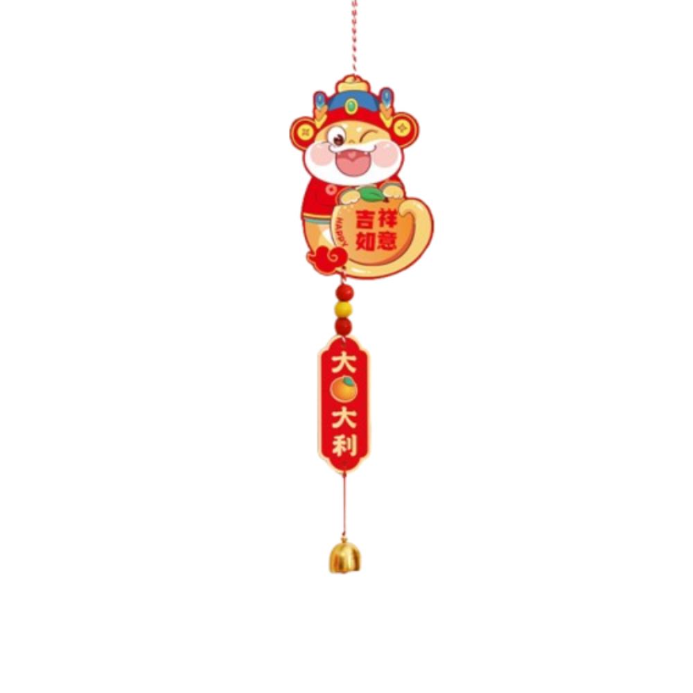 Blessing 2025 New Year Lucky Pendant Festival Fu Character Hanging Ornament  Home New Year Decor