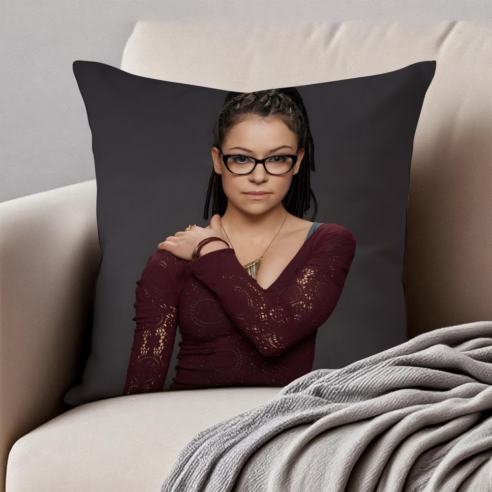 CCosima Niehaus Cushion Cover Pillowcase Antidustmite Invisible Zipper Short Plush Sofa Cushion