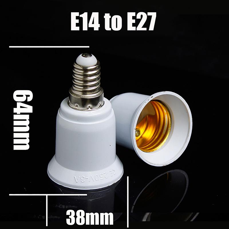 E14 To E27 Adapter Conversion Socket Fireproof Plastic Converter High Quality Material Socket Bulb Adapter Lamp Holder