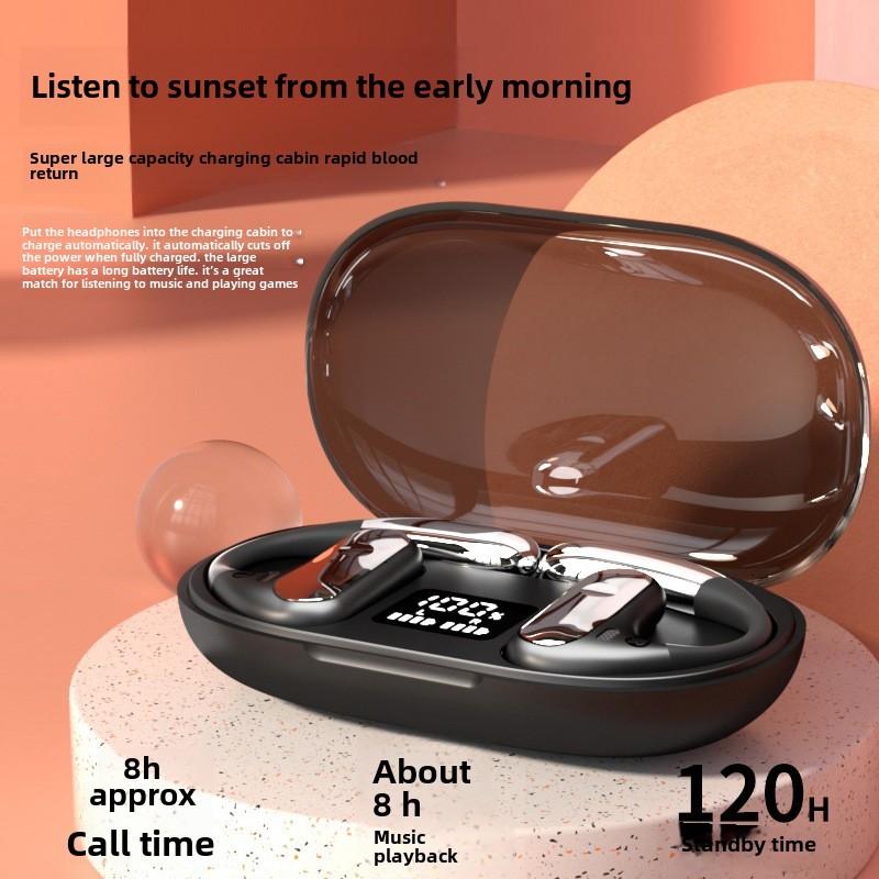 New Sports Bluetooth Headset Open OWS Bone Conduction Concept Air Conduction Does Not Reach The Ears