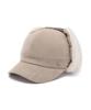 Merino Wool Corduroy Ear Cap Flight Pilot Trapper Light Size S GS-S25WWFCP60, Cap, Headwear, Women's, Beige,