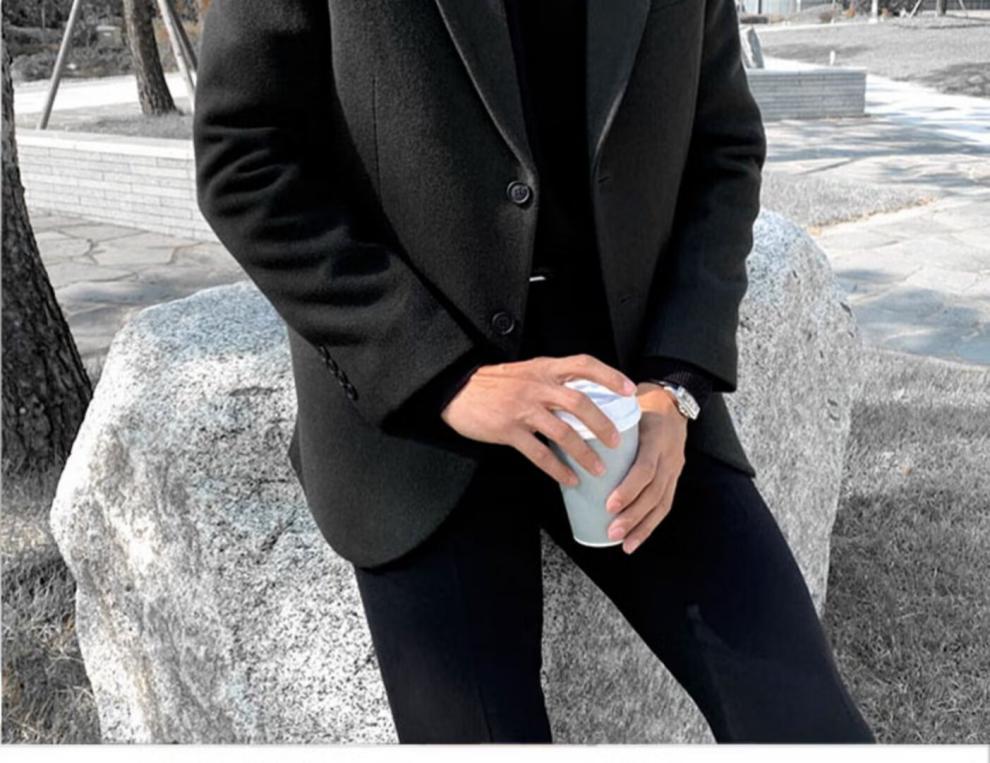 Осень 2024 года, мужской модный повседневный свободный пиджак