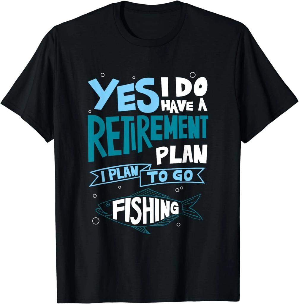 Funny Fishing Retirement Plan Shirt Retired Gifts Grandpa Unisex T-Shirt