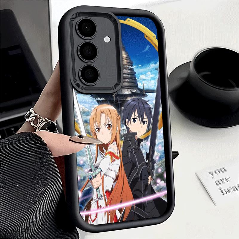 Чехол для телефона Samsung Galaxy S26 S25 Ultra S24 FE Sword Art Online Аниме Оболочка S23 Plus S22 + S21 S20 5G Мягкий силикон Funda