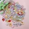Fashion Acrylic Beading Material DIY Bouquet 100pcs Accessories Petal Loose Beads Necklace Bracelet 10.8*12.4mm Creative