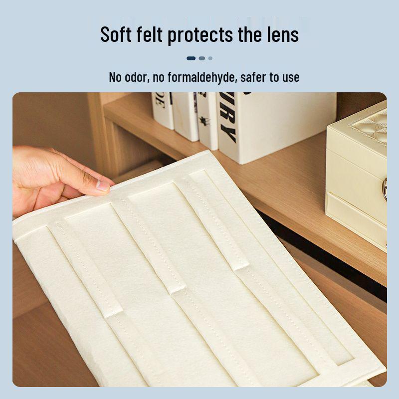 Wall-Mounted Multi-Compartment Sunglasses Storage Bag