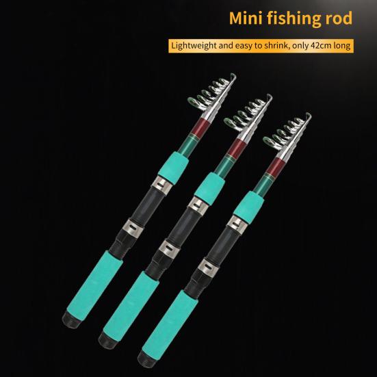 Удочка Эргономичный дизайн Регулируемая Стекловолокно Морская Пресноводная Телескопическая Удочка для Рыбалки на Открытом Воздухе