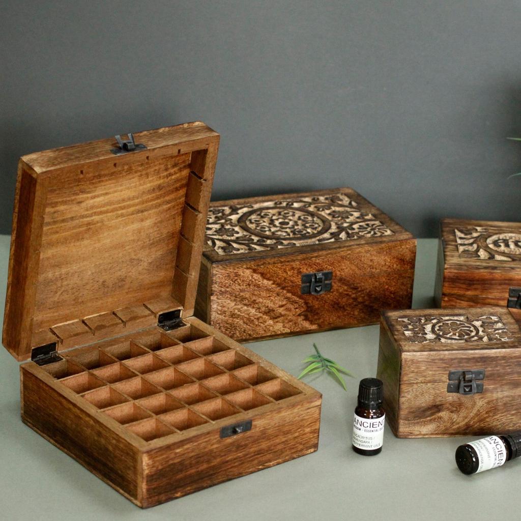 Essential Oil Storage Box, Holds 25 10ml Bottles
