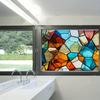 Flower Pattern Window Film Decorative Glass Film