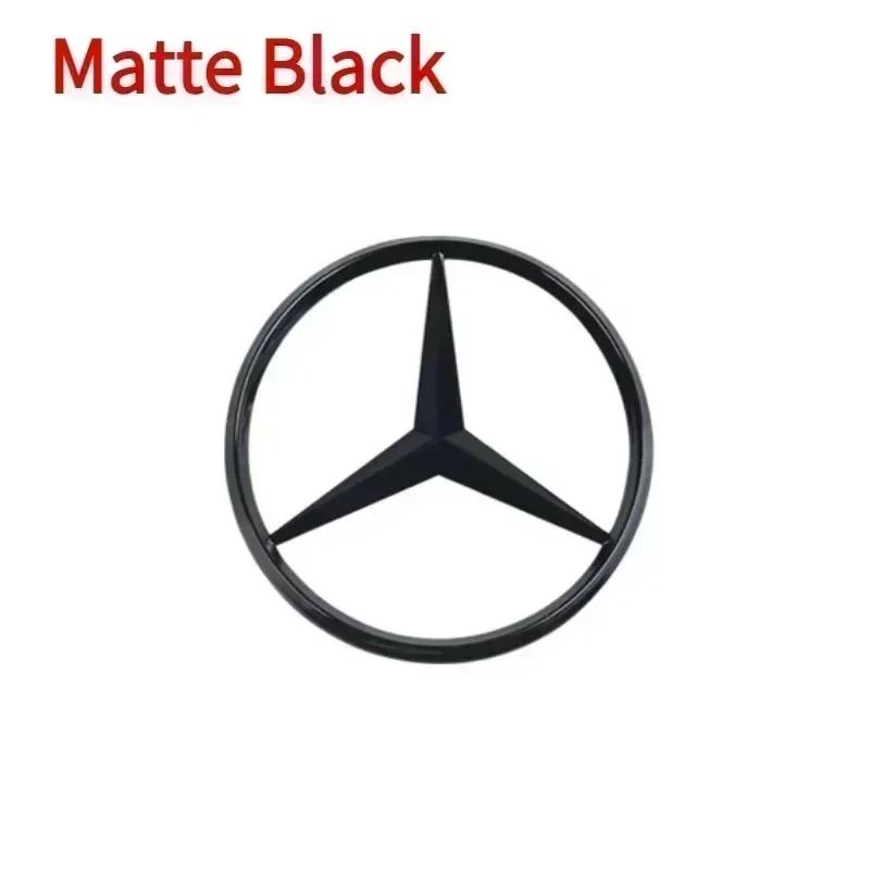 9cm ABS Car Rear Decal Trunk Emblem Sticker For Mercedes Benz AMG W204 W212 W220 W222 W221 C E S Class Accessories CP1